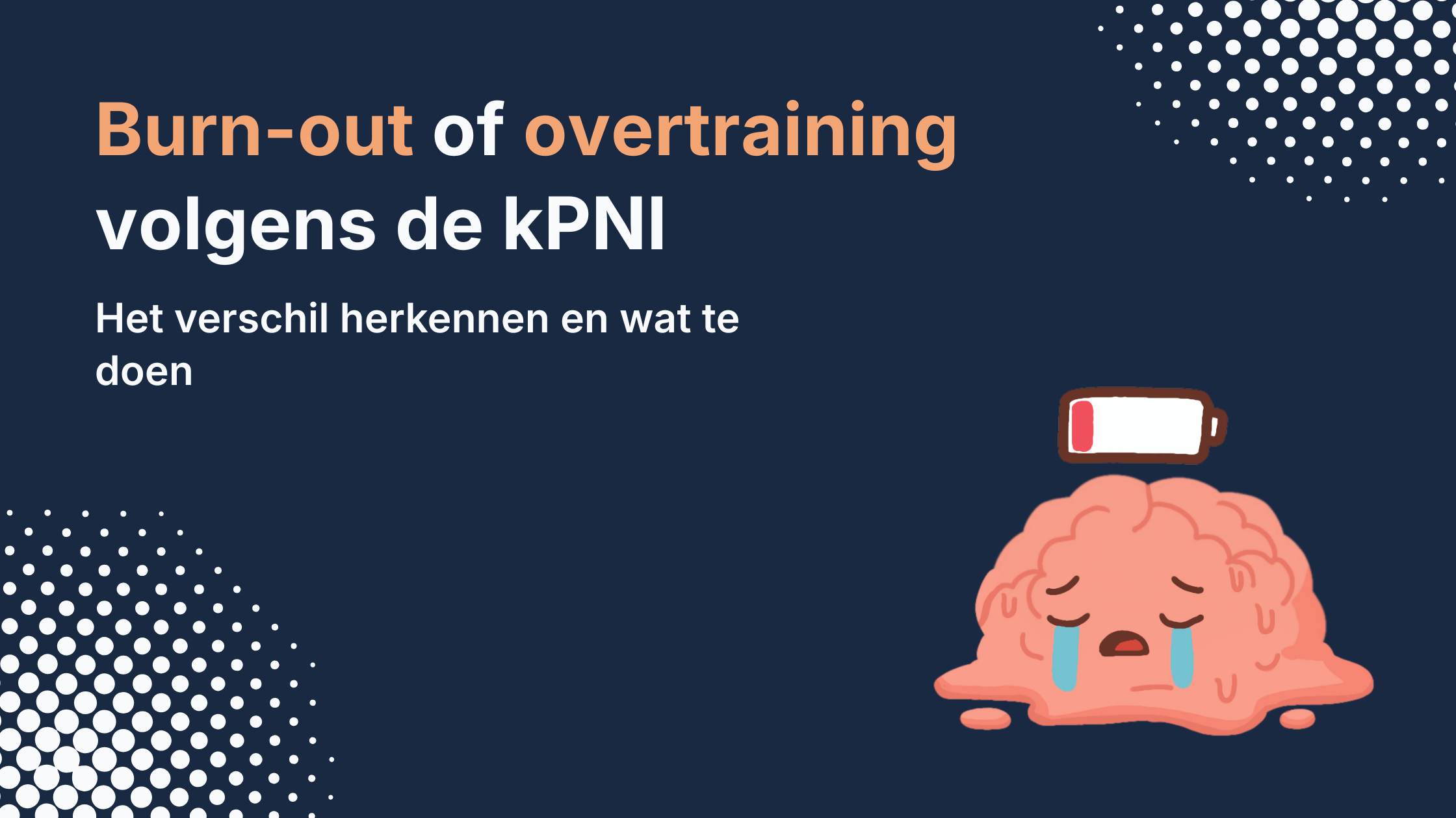 Burn-out of overtraining? Het verschil herkennen